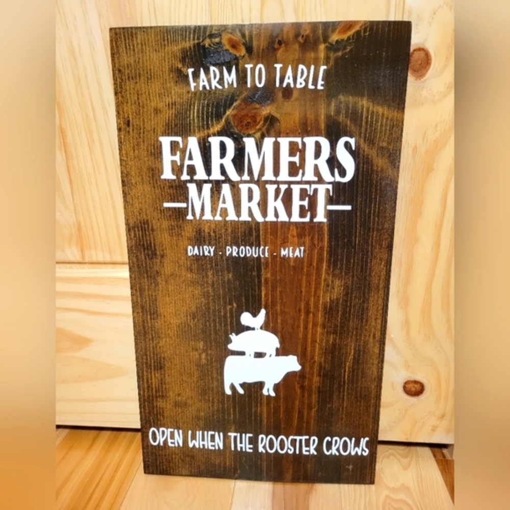 Home made wood sign